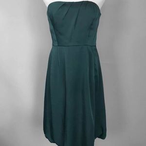 Banana Republic green strapless dress size 10